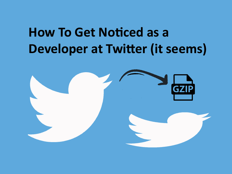 Blog Header Image for How To Get Noticed as a Developer at Twitter  (it seems)