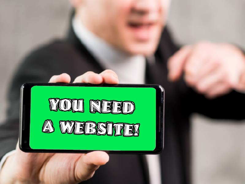 Blog Header Image for Why Don't You Have a Website?