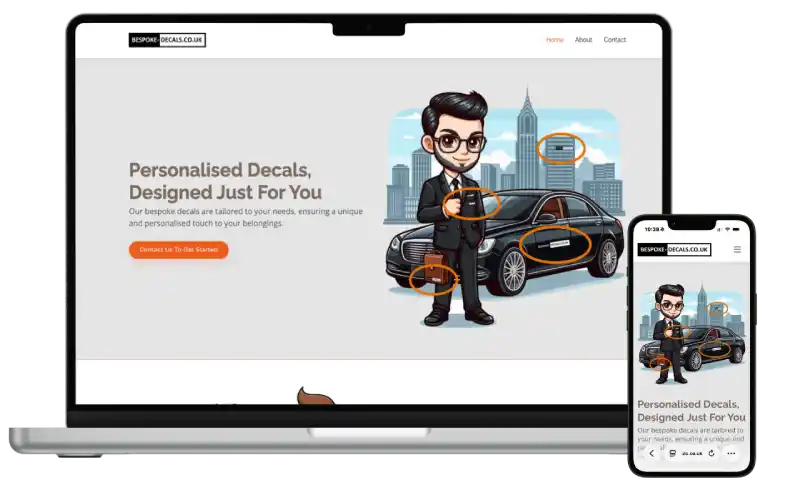 Bespoke Decals - Website Build