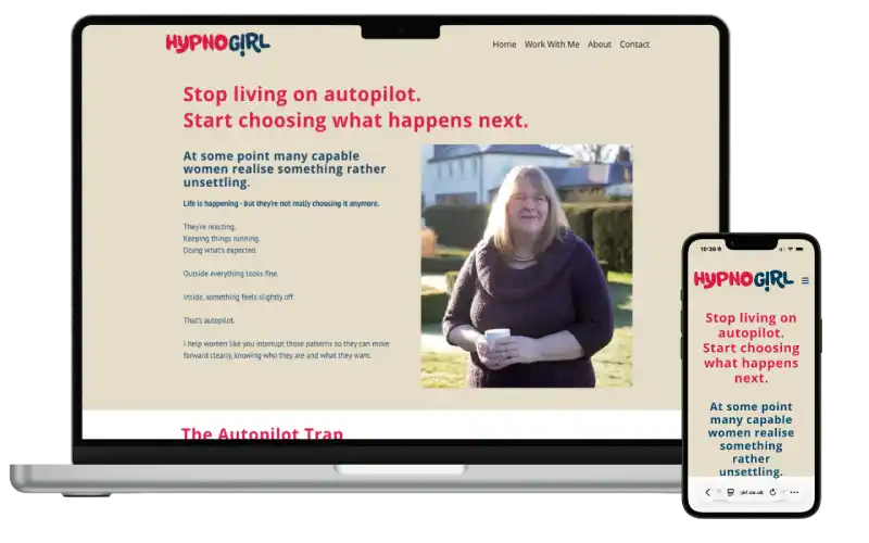 HypnoGirl - Go High Level Website Build