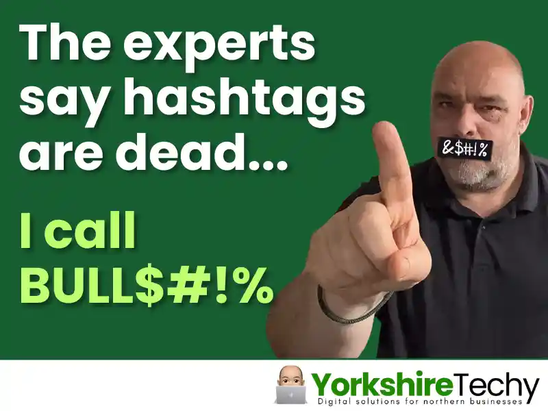 Social media experts say hashtags are dead… I call Bull$%!&