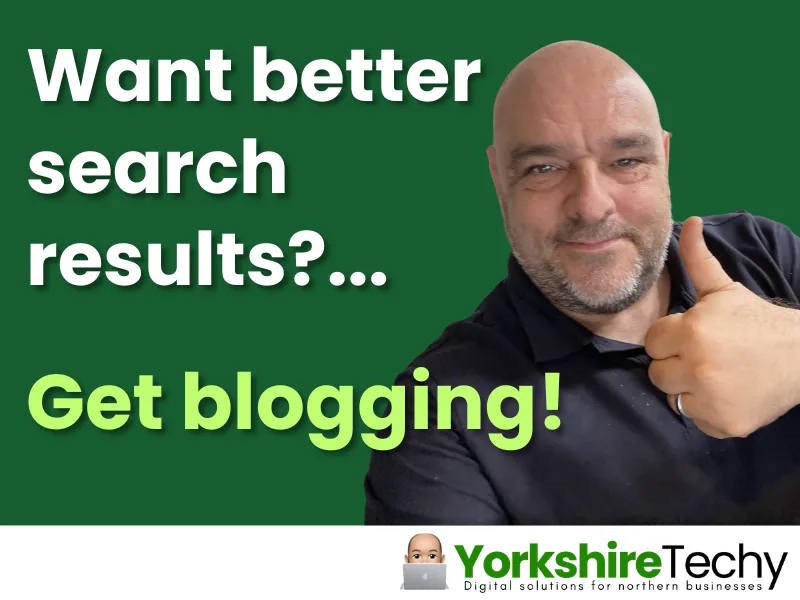 Want better search results?… Get blogging!